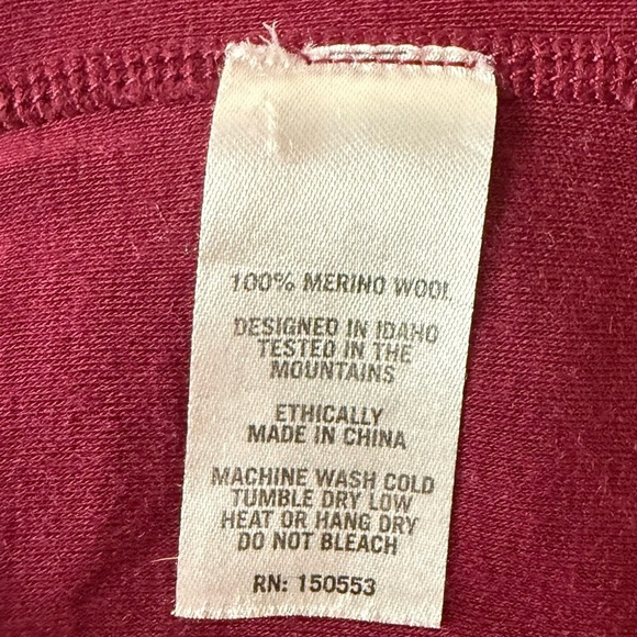 Wild Rye Jane Merino Wool Base Layer Leggings Women's Size 12 - Picture 8 of 8